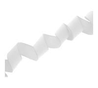 White Flat Elastic Tape - 50 Metres x 15 mm / 0.59" Wide Stretch Band for Sewing, Dressmaking, Waistbands, Underwear, Craft, DIY Clothing Projects & Tailoring Essentials