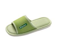 White Flip Flops Flat Shoes for Women Wide Fit Summer Women Slippers Footwear Indoor Outdoor Shoes Ladies Slides Cute Slippers Ladies Slippers Size 8 Sliders with Arch Support (Green, 3.5)