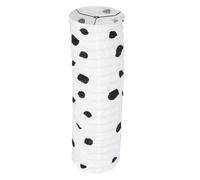 White Floor Lampshade Cylinder European Polka Dot Paper | Gentle Light Diffusion, Glare Reduction, Easy Installation, Bedrooms and Living Room Use