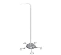 White Floor-Standing Crib Mobile Arm, 127cm/50inch Adjustable Baby Mobile Hanger & Mobile Arm for Crib, Sturdy Mobile Holder for Crib with Water-Filled Stable Base Nursery Mobile Stand.