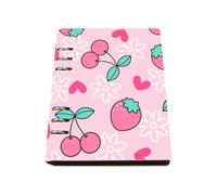 White Floral Blooms Notebook A5, Pu Leather Notebooks A5, Lined Paper Study Notebook 180Pages/90Sheets, Workbook for School, Workbooks for Work, Student Essentials University Women Man