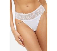 White Floral Lace Thong 12