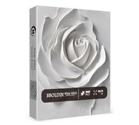 White Flower Art Puzzles for Adults 1000 Pieces, Impossible Rose Mystic Maze Aesthetic Jigsaw Puzzles, Hard Difficult Challenging Puzzle