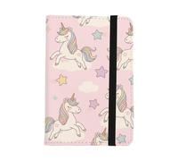 White Fluffy Clouds Passport Cover, Pu Leather Passport Holders, Gifts for Travellers, Travelling Essentials, Holiday Ducument Holder for Passports Tickets Money Boarding Passes, ID Card Cover