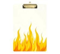 White Fluorescent Cool Flame Orange clipboard Nursing Plastic for Classroom Supplies for Teachers Elementary Tablas para escribir Size 9 x 12