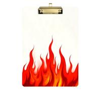 White Fluorescent Cool Flame Red Legal Size Plastic clipboard Acrylic Cute for Personalized clipboards for Teachers Tabla para escribir Size 9 x 12