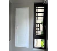 White Flush Mount Metal Access Panel, Fireproof Wall Inspection Hatch 400x600 600x600 500x500 Mm for Drywall Bathroom, Covering Electrical Panels, Plumbing Access Points(350x350mm)
