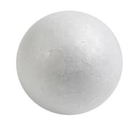 White Foam Ball 6Cm/7cm/8cm/9cm/10cm/12cm Christmas White Foam Balls Craft Balls DIY Art Decoration Foam Balls For Wedding Flower Balls And Ornaments(12cm)