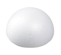 White Foam Ball for Crafts, Round Polystyrene for Wedding Decor, DIY Flower Kissing Ball Base, Paintable Ornaments for Modelling and Party(18cm)