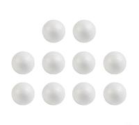 White Foam Balls, 10Pcs Polystyrene-Styrofoam Spheres 50Mm-100mm For DIY Decorations Wedding Centerpieces And Modeling Projects(10cm)