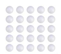 White Foam Beads 25mm for ps Plastic 100pcs Pack White Foam Beads(3cm)