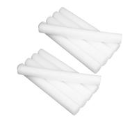 White Foam Cylinder Floral Arranging Rod 40cm for Flowers, 10pcs | Lightweight, Easy Cutting, Paintable Finish, Wreath Frames, Bouquets, Party Decoration Setup