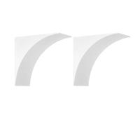 White Foam Door Arch Kit Set of 2, Semicircular Doorway Arch Mold, Elegant Door Way Molding for Wall Openings, Internal Entrance Corridor Trim Decor(52.5x52.5x52.5cm (20.7x20.7x20.7"))