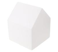 White Foam House Figurines 20cm DIY Craft Shapes for Painting