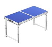 White Folding Table for Catering, Camping, Buffet & Kitchen - Outdoor Portable Table for Weddings & Events, Size: 120 x 60 cm (47 x 24 in) - Versatile, Durable & Easy to Store