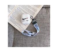 (White, For Apple Airpods Gen 1 & 2) Off White Nike Airpods Case For Apple AirPods1/2 Pro/3 Exercise Cover Fitness