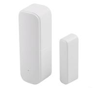 White for zigbee Window Sensor Real-Time Monitoring White for(White) | ABS material, voice activation via for alexa, one-button arming, compact 2.83 inch size, white or black