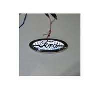 (White) Ford Car Emblem 3d Led Car Tail Light Logo Badge