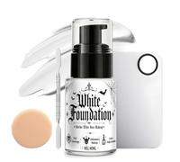 White Foundation Makeup Goth, White Face Paint Goth