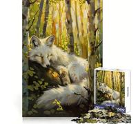 White Fox Fairy Tale Magic 1000 Pieces Puzzles for Adults Cognitive Boost Mindful Escape Tight Lock (50x75cm)