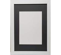 White Frame with Black Mount White Mount (White Frame Black Mount, A2 for A3 Picture)