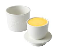 White French Butter Dish French Butter Dish with Lid, Get on Demand Spreadable Butter, Ceramic Butter Keeper to Leave on Counter with Water Line