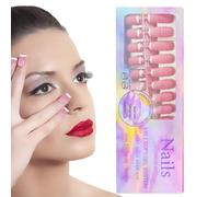 White French Tip Press On Nails - 150Pcs Self-Adhesive Trendy False