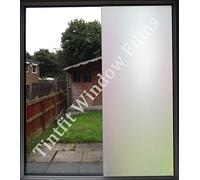 WHITE FROST FROM £4.79 - PRIVACY FROSTED WINDOW TINTING TINT FILM - 51cm x 3m