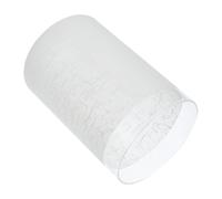 White Frosted Glass Lamp Shade Cylinder for E26 E27 Floor Lamps | 4.2 CM Inner Diameter, Soft Light Diffusion, Bulb Protection, Suited to Dormitory and Office Use