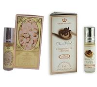 White Full & Choco Musk Concentrated Perfume Oil Combo - Long Lasting Alcohol-Free Attar for Men & Women - 6ml Each (Pack of 2)