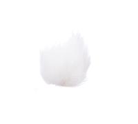 White Fur Microphone Windscreen for Lapel Lavalier Mic 0.5cm