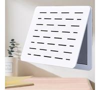 White Fuse Box Cover Cabinet with Ventilation, Hinged Electric Panel Protector, Wall-Mounted Distribution Cover, Circuit Breaker Panel Lid (60x50CM, Style 2)