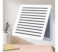 White Fuse Box Cover Cabinet with Ventilation Holes - Hinged Electric Panel & Circuit Breaker Protective Lid for Wall Mounting, Distribution Cover (60x50cm/23.6x19.7")