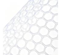 White Garden Mesh Net, Durable Plastic Fencing Net, Easy-Install | Reusable Barrier, For Vegetable Garden, Tree Protection & Yard Enclosure(1x6m)