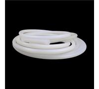 White Gasket Trim Seal Strip 1.5-6mm Solid Rubber Flexible Stripping, 5M Solid Silicone Cord 1pc(1.5mm)