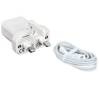 White Genuine Huawei Mains Adapter Charger With Cable Compatible For Huawei Ascend