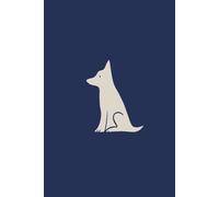 White German Shepherd Journal: Blue College Ruled 6 x 9 Notebook for Dog Lovers