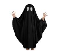 White Ghost Cloak for Kids Unisex Kid Ghost Costume Halloween Childrens Ghost Costume Ghost Outfit for Baby Toddler Girl Boy Party Dress for 1-8 Years Boys Girls Carnival Cosplay