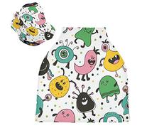 White Ghost Monsters Stretchy Baby Car Seat Cover,Canopy Nursing Covers,Soft Breathable Windproof Scarf Changepad for Winter Infant Breastfeeding Boys