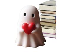 White Ghost Statue - Halloween Resin Figurine for Scary Home Decoration | Artistic Ghost Sculpture for Tablet, Desk, Shelf, TV Stand, Window, Masterpiece