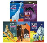 White giraffe series 5 books collection set by lauren st john