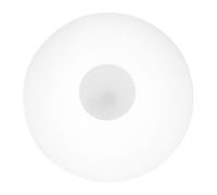 White Glass Ball Lampshade for E26 E27 Sockets with Ring | Frosted Finish, round Modern Style, Protects Exposed Bulbs, Suits Living Rooms and Pendant Lighting