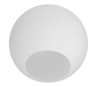 White Glass Globe Lamp Shade for Pendant Light Fixture, 65mm Opening