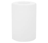 White Glass Lamp Shade Cylinder E27 Pendant Light Cover | Style, Design, Practical Wear Resistant Modern Retro Farmhouse Wall Light and Ceiling Fan Use