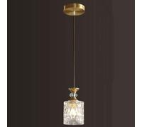 White Glass Pendant Light American Brass Ceiling Chandelier Modern Ceiling Lighting Restaurant Crystal Suspension Lamp,Pendant Ceiling Light