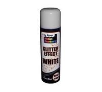 White Glitter - Glitter Effect Colour Spray Can DIY Aerosol Paint Decorative Creative Crafts Art