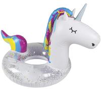White Glitter Unicorn 4 Foot Inflatable Pool Float