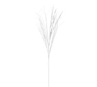 White Glitter Wispy Christmas Spray - 100 cm Decorative Stem for Wreaths & Garlands