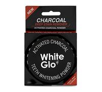 White Glo Activated Charcoal Teeth Whitening Powder, Highly Absorbent to Clean Deep Stains and Discolouration, Fresh Mint Flavour