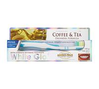 White Glo Premium Coffee & Tea Drinkers Formula Intense Extra Whitening Toothpaste & Toothbrush-100ML New